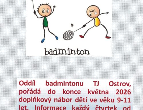 Nábor dětí do oddílu badmintonu